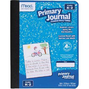 Mead 09554CT Primary Journal, Composition, 100 Sht, 7.5-Inch x9.8-Inch, 12/CT, AST