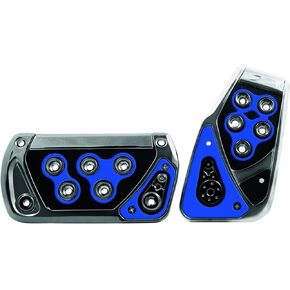 Pilot Automotive Pilot PM-2312B2 Voltage Pedal Pad Set for Automatic Transmissions - Black/Blue, 1 Pack
