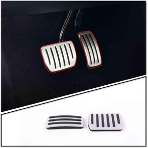 Non-Slip Performance Foot Pedals Pads Auto Aluminum Pedal Pad Set of Brake & Accelerator for Tesla Model 3/Y 2022
