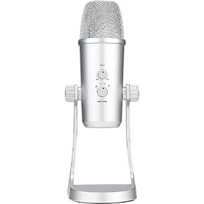 BOYA USB Microphone, Condenser Recording Microphone for Recording YouTube Streaming Gaming, Plug Play Podcast Microphone for PC/Mac/iOS/Android/Windows