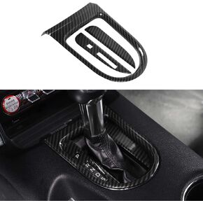 Hoolcar Interior Gear Cover Accessories Compatible with 2015-2022 Ford Mustang, Carbon Fiber in Saudi Arabia