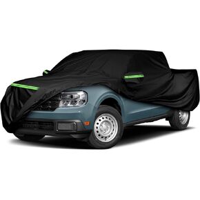 Waterproof Car Covers Replace for 2021-2024 Ford Maverick XL XLT Lariat, 6 Layers All Weather Custom-fit Car Cover with Zipper Door & Windproof Bands for Snow Rain Dust Hail Protection