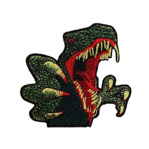 T-Rex Tyrannosuarus Dinosaur Embroidered Iron On Patch