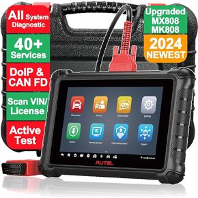 Autel MaxiCheck MX900 OBD2 All System Diagnostic Scanner, 2024 Bi Directional Scan Tool, Upgraded MX808 MK808S, 40+ Service, DoIP/CAN FD, Active Test, FCA AutoAuth & SGW, Work with MV105 MV108