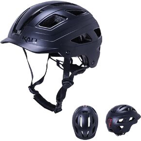 Kali Protectives Cruz Bike Helmet - Lightweight and Adjustable with Ventilation and Eye Protection Visor - Easy Adjustment Buckle for Men and Women - Urban Cycling Helmet for Kids and Adults
