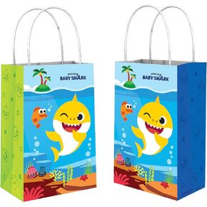 Green & Red Super Mario Brothers™ Kraft Paper Bag - 5.25" x 8.5" (Pack of 8) | Perfect for Parties, Gifts & Goodies