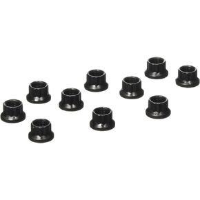 ARP 3008332 Stainless Steel 3/8-24 12-Point Nuts - Pack of 10, Black