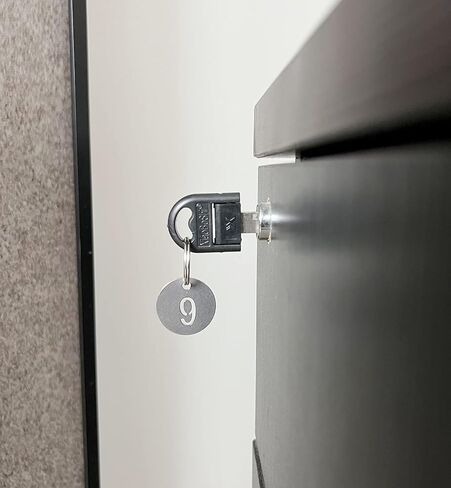 علامات الأرقام 1-10، 25 مم 304 من الفولاذ المقاوم للصدأ علامات مفاتيح مرقمة مجوفة مع حلقات، سلسلة مفاتيح لعلامات تعريف الأرقام in Kuwait