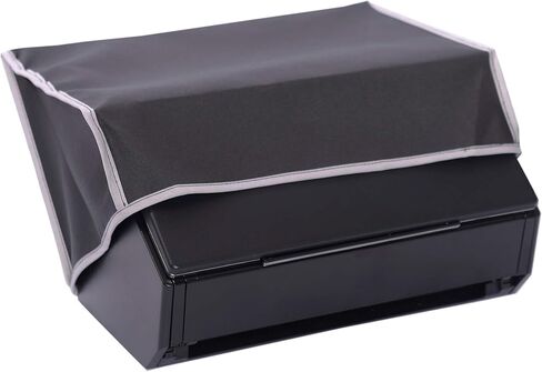 Black Nylon Cover Compatible with Epson WorkForce ES-580w and Epson RapidReceipt RR-600WR Wireless Scanners, Double Stitched, Waterproof and Anti-Static by Perfect Dust Cover LLC in Kuwait