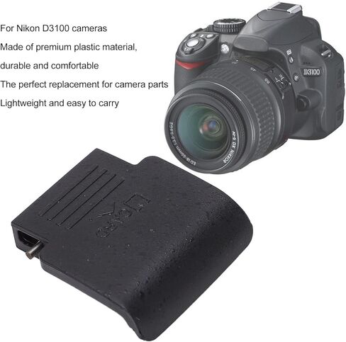 غطاء باب فتحة بطاقة SD من ASHATA، أغطية فتحة باب الذاكرة البديلة، باب إصلاح لكاميرات Nikon D3100، غطاء واقٍ لفتحة البطاقة مع صفائح زنبركية وحديدية in Kuwait