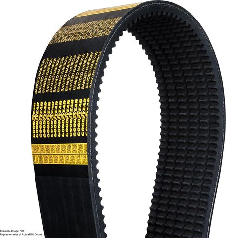حزام Goodyear 8/5VX1700 على شكل حرف V صناعي ضيق النطاق، ملف تعريف 5VX، 8 أضلاع، طول 170 بوصة in Saudi Arabia