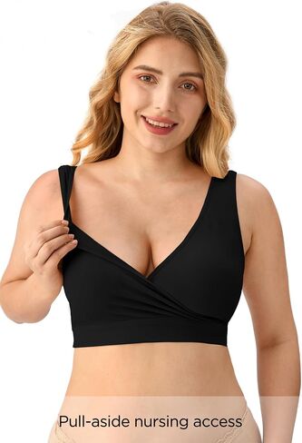 HBselect Nursing Bras for Breastfeeding, Maternity Nursing Sleep Bra Wireless Pregnancy Sleep Bralette 1/5 Pack in Saudi Arabia