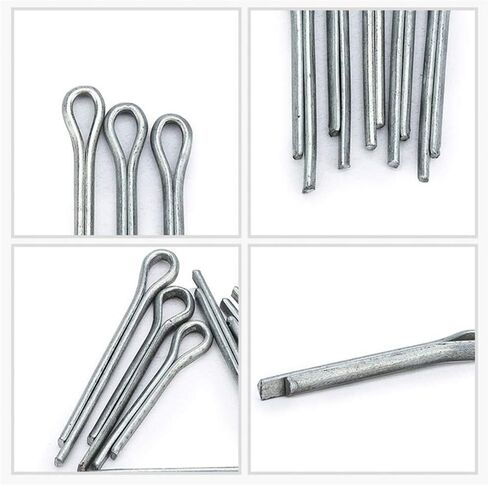 مجموعة متنوعة من دبوس كوتر من الفولاذ المقاوم للصدأ 280 قطعة متري 304 in Kuwait