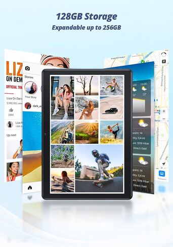Dragon Touch Notepad 102 Android Tablets with 128GB ROM, 8GB RAM, Octa Core 2.0GHz, Android 12 Tablets, 10 inch IPS HD Display, 13MP Camera, 2.4Ghz & 5G WiFi, GPS - Compatible Docking Keyboard in Saudi Arabia