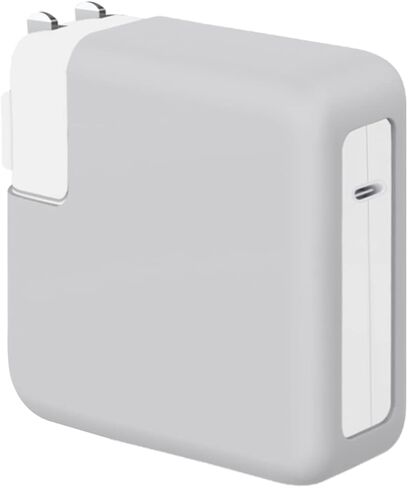 Soft Silicone 67W Charger Protector Case Cover for MacBook Pro 14 inch 2021 2022 2023 A2779 A2442 M1 M2 Power Adapter Cover for Mac Pro 13 2016-2022 M2 M1 A2338 A2289 A2251 61W, Black in Kuwait