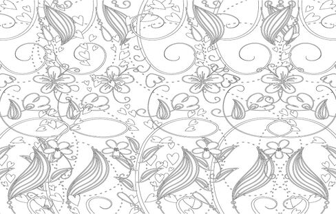 House of Doolittle Notebook, Doodle Flower Black & White, 7 x 9 (HOD78190) in Saudi Arabia