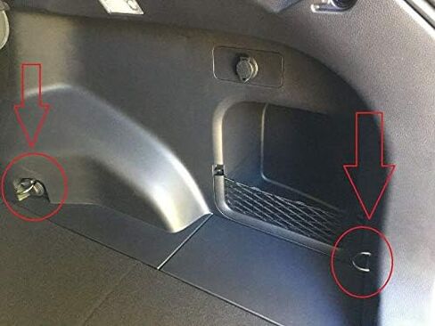 شبكة شحن شبكية مرنة على طراز الأرضية الخلفية لسيارة Toyota RAV4 2019-2023 - منظمات وتخزين صندوق ممتاز - شبكة أمتعة للكروس أوفر - أفضل منظم سيارة لتويوتا RAV 4 in Saudi Arabia