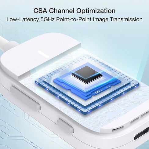 جهاز إرسال واستقبال EZCast 4K HDMI إلى HDMI، HDMI لاسلكي، مرآة شاشة وتمتد إلى التلفزيون وجهاز العرض للكمبيوتر المحمول/الكمبيوتر الشخصي in Kuwait