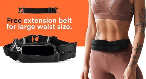 حزام الجري فيتدوم للنساء والرجال. تشغيل الحقيبة العاكسة لحزام الخصر لتقليل الارتداد. حزام الجري للهاتف لتمارين اللياقة البدنية وركوب الدراجات والسفر. حزمة Fanny رياضية قابلة للتعديل لهاتف Galaxy S iPhone in Kuwait