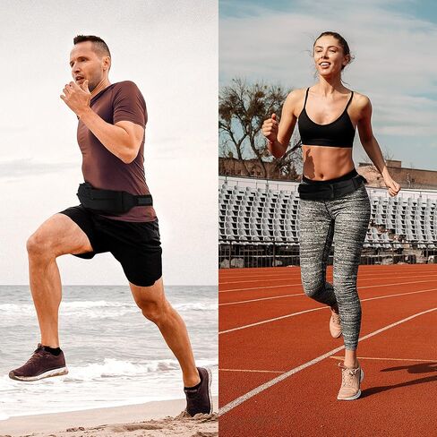 حزام الجري فيتدوم للنساء والرجال. تشغيل الحقيبة العاكسة لحزام الخصر لتقليل الارتداد. حزام الجري للهاتف لتمارين اللياقة البدنية وركوب الدراجات والسفر. حزمة Fanny رياضية قابلة للتعديل لهاتف Galaxy S iPhone in Kuwait