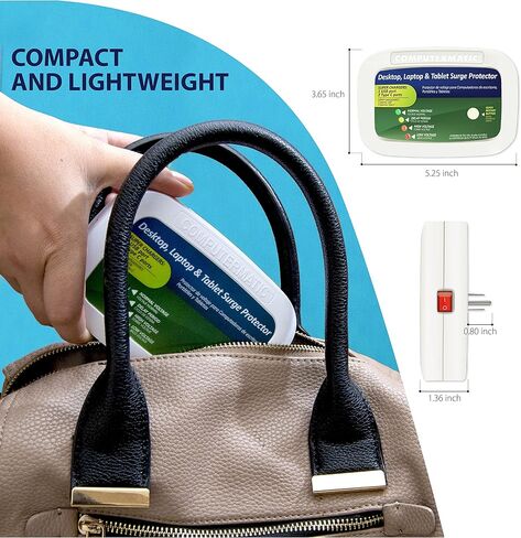 جهاز كمبيوتر 2 في 1 لحماية التيار الكهربائي والجهد الكهربائي، قالب شحن سريع لأجهزة الكمبيوتر المكتبية والكمبيوتر المحمول in Kuwait