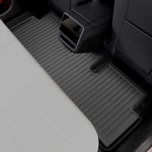 2024 إصدار جديد من Tesla Model 3 سجادات أرضية هايلاند تناسب جميع الأحوال الجوية TPE Cargo Liner Cargo Cargo Accessories، متوافقة مع 2021 2022 Tesla Model 3 (2024 Model 3 طقم سجادة أرضية كاملة مكون من 6 قطع) in Kuwait