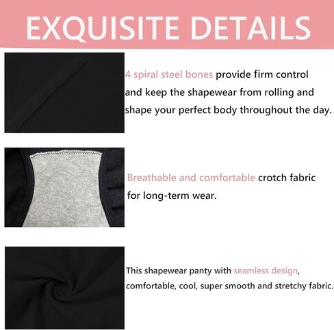 Womens High Waisted Butt Lifter Panties Seamless Tummy Control Shapewear for Women Panty Body Shaper in Saudi Arabia