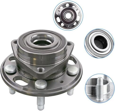 513288 محمل العجلة ومجموعة المحور الأمامي والخلفي لـ Buick Allure Regal، لـ Chevy Equinox Impala Malibu Limited، لـ GMC Terrain، لـ Saab 9-5، لـ Cadillac XTS CTS - محمل عجلة مع 5 مقابس in Kuwait