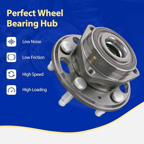 513288 محمل العجلة ومجموعة المحور الأمامي والخلفي لـ Buick Allure Regal، لـ Chevy Equinox Impala Malibu Limited، لـ GMC Terrain، لـ Saab 9-5، لـ Cadillac XTS CTS - محمل عجلة مع 5 مقابس in Kuwait