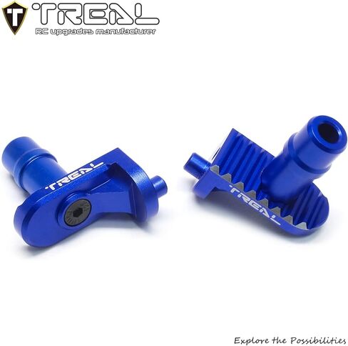 TREAL Aluminum 7075 Foot Pegs (2P) CNC Machined Upgrades for Losi 1/4 Promoto MX(Gold) in Saudi Arabia