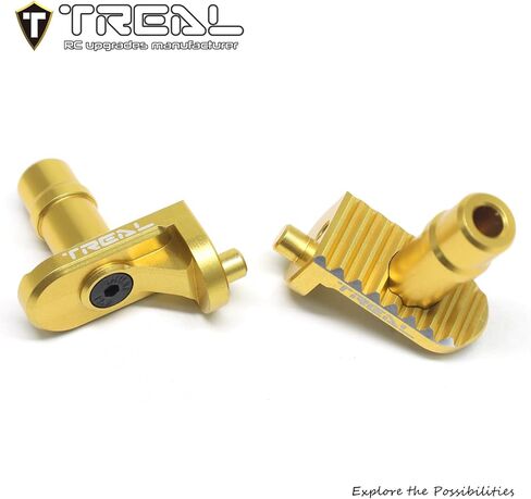 TREAL Aluminum 7075 Foot Pegs (2P) CNC Machined Upgrades for Losi 1/4 Promoto MX(Gold) in Saudi Arabia