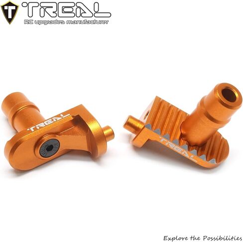 TREAL Aluminum 7075 Foot Pegs (2P) CNC Machined Upgrades for Losi 1/4 Promoto MX(Gold) in Saudi Arabia