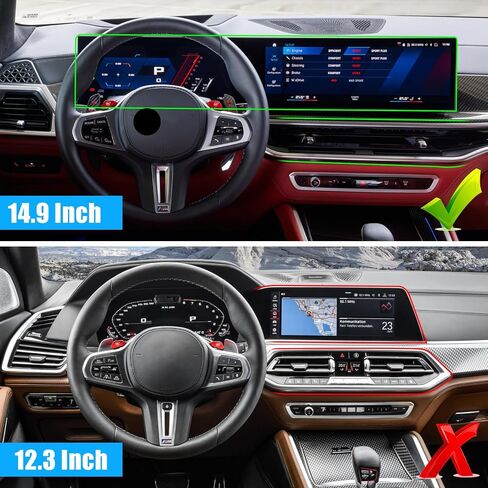 Jaronx Compatible with BMW X5 X6 X7 Center Console Organizer 2023 2024, 14.9 inch Touch Screen Dash Console Organizer for BMW X5 G05/X6 G06/X7 G07 2023-2024, Dash Tray Dashboard Organizer Tray in Saudi Arabia