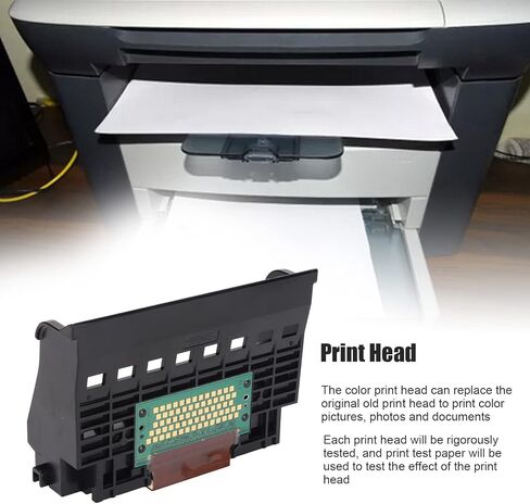 Color Print Head,QY6-0055 Print Head with Protective Cover for Canon i9900 i9950 iP8600 iP8500 iP9100 Printer Replacement Printer Accessories in Saudi Arabia