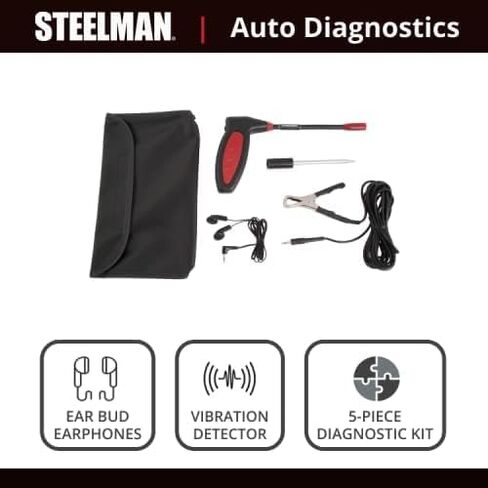 جهاز الاستماع التشخيصي التلقائي STEELMAN Mini EngineEAR، مسبار المستشعر، مشبك المستشعر مع الرصاص in Saudi Arabia
