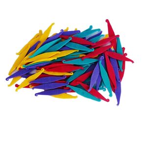 EP2004-A Disposable Plastic Ortho Elastic Placers 100/pk Assorted Colors