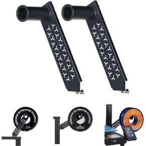 GEEETECH Metal+ABS Filament Spool Holder, 2Pcs, Bearing Weight Within 3KG, 3D Printer Filament Holder for Ender 3,Ender 3 V2, Ender 3 Pro, CR10, Ender 5 Gantry Structure 3D Printers with V Slot Rail
