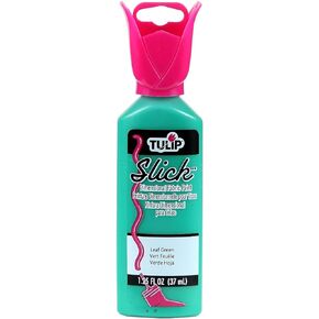 TULIP Dimensional Fabric Paint 65032 Dfpt 1.25Oz Slick Leaf Green, 1.25 oz, As Detailed