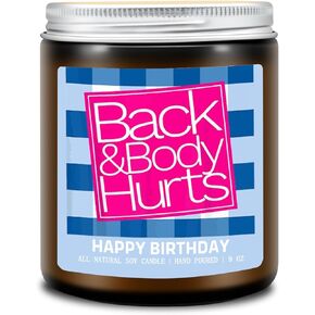 Homsolver Birthday Gifts for Women, 20th~65th Birthday Gifts for Her & Him, Birthday Decorations, Happy Birthday Gifts for Friends Mom Wife Teacher Coworker Bestie Candles