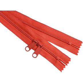 Two 30 Inch 4.5mm YKK Zipper with Double Pull - Head to Head Sliders - Made in USA (Royal Purple - 029)