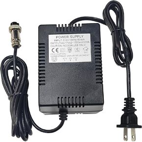 Replacement Mixing Console Mixer AC Power Adapter - Pedalboard Power Supply F4 F7 6FX MG82X MG16 MG166CX MG166C,Compatible with Yamaha MX1804X MG10xuf