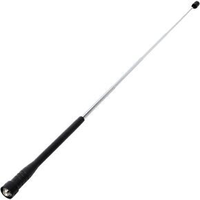 HYS VHF/UHF Telescopic SMA Female Antenna 14.5cm(5.7inch)-48cm(18.89inch) Retractable Antennas for WOUXUN KG-UV6D KG-659/Yeasu FT-4XR FT-4VR FT-65 FT-25R/Baofeng UV-5R BF-888S Portable Radio