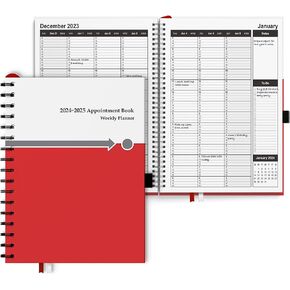 Appointment Book 2024 2025 Daily & Hourly 15 minutes, Schedule Planner Book by Strive Zen, HARDCOVER, Large, 8.5" x 11", Hourly, Weekly Planner, Monthly Planner, 18 Months, January 2024- July 2025