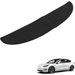 Black Dashboard Cover Pad Dash Fluffy Mat Replacement for 2017-2023 Model Y Model 3