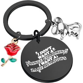 Zade Meadows Keychain Zade And Adeline Fans Gifts Zade Meadows Merch Bookish Gift Zade Meadows Jewelry