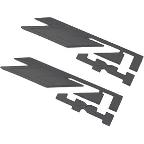 2pcs Z71 4x4 Emblems for GMC Chevy Silverado Sierra Tahoe Suburban New 1500 2500 3500 Decal (Chrome Red)