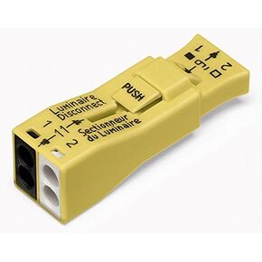 Wago 873-902 LUMI-NUTS? PUSH WIRE? Connector for Luminaire Disconnect 25 PK