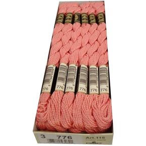 DMC 115 3-776 Pearl Cotton Thread, Medium Pink