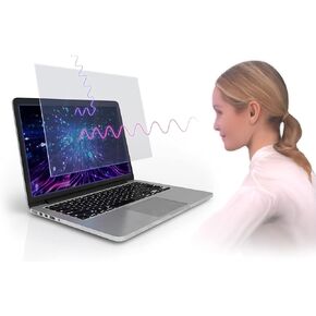 Premium Anti Blue Light Screen Protector Compatible with Newest MacBook Air 13 with Touch ID Model Number A1932 (2 Pack), Filter out Blue Light and relieve computer eye strain to help you sleep better