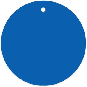 Andaz Press Blank Circle Gift Tags, Navy Blue, 24-Pack